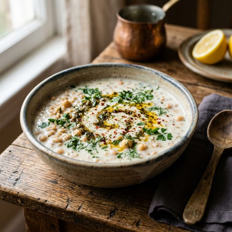 Ayran Aşı Çorbası Tarifi: 6 Kişilik, Nohutlu