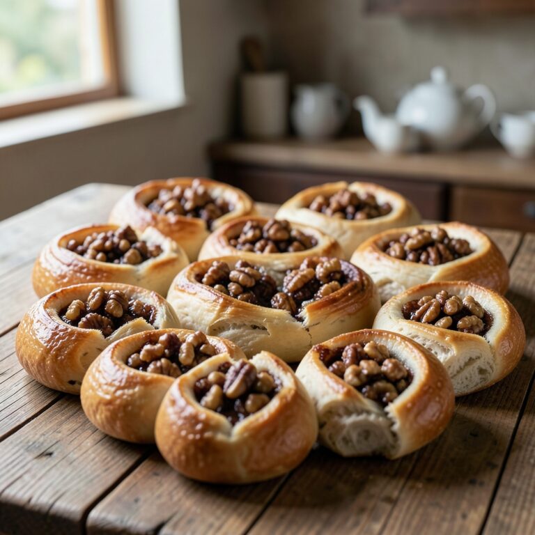 Cevizli Çörek Tarifi: 12 Adet, Çay Saati