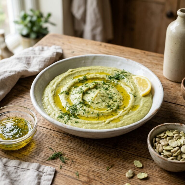 Fava Tarifi: 4 Kişilik Zeytinyağlı Dereotlu Meze