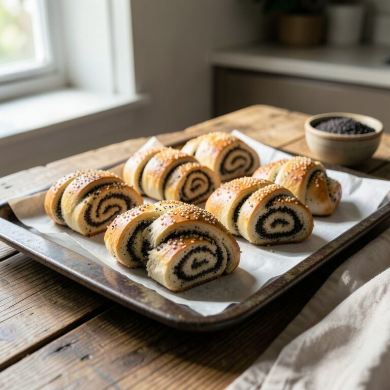 Haşhaşlı Çörek Tarifi: 12 Adet, Yumuşak ve Çay Saati