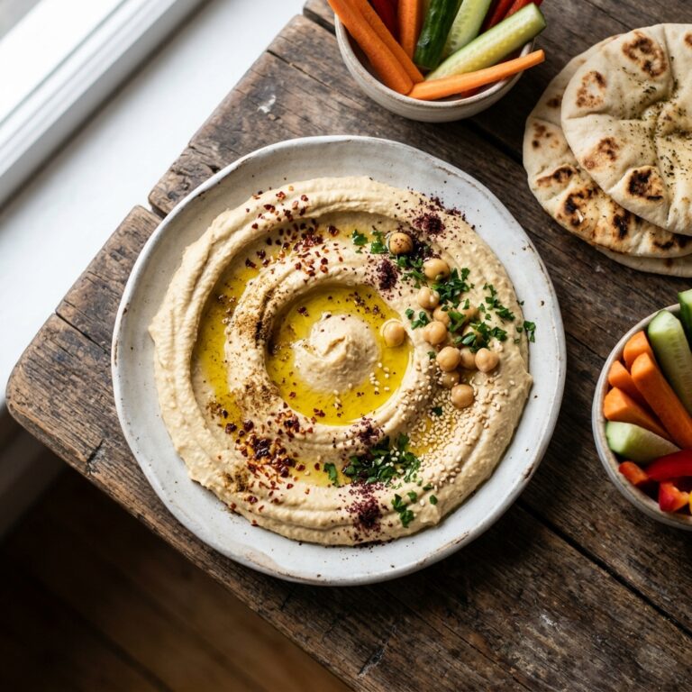 Humus Tarifi: 4 Kişilik, Tahinli ve Limonlu