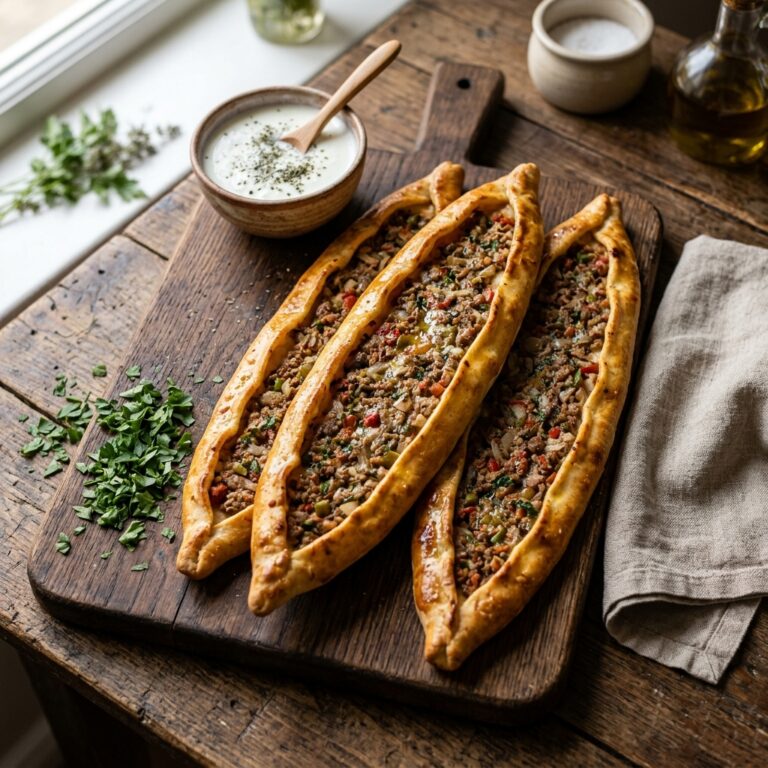 Kıymalı Pide Tarifi: 4 Kişilik Mayalı Hamur