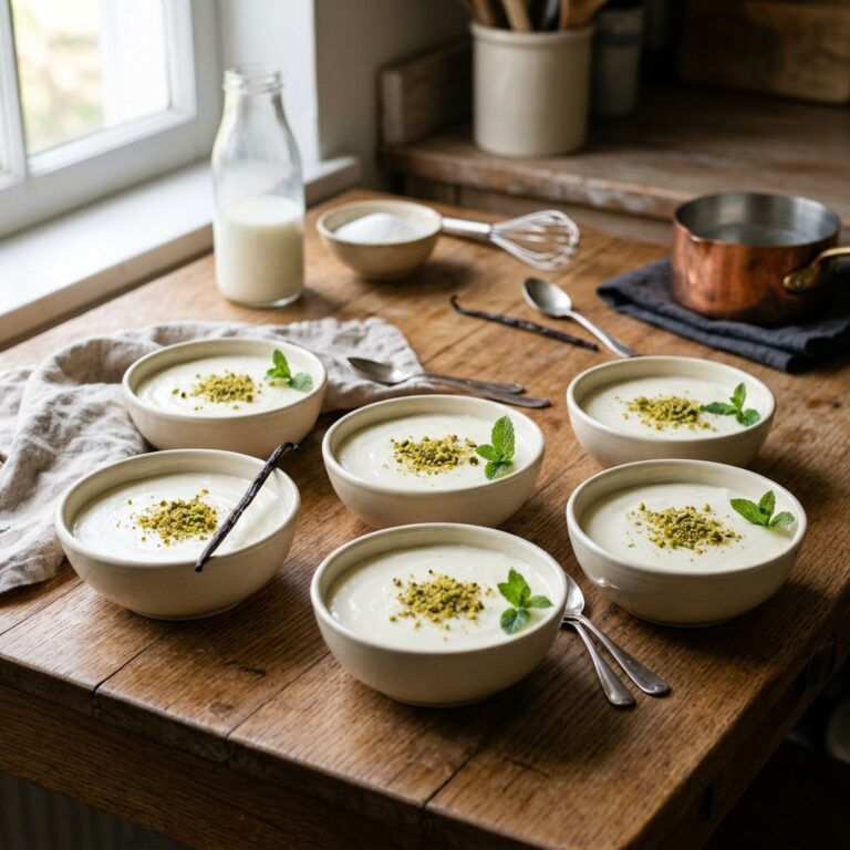 Muhallebi Tarifi: 6 Kişilik, Vanilyalı ve Pürüzsüz
