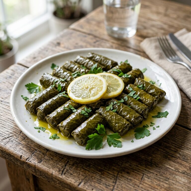 Zeytinyağlı Yaprak Sarma Tarifi: 6 Kişilik Ölçülü